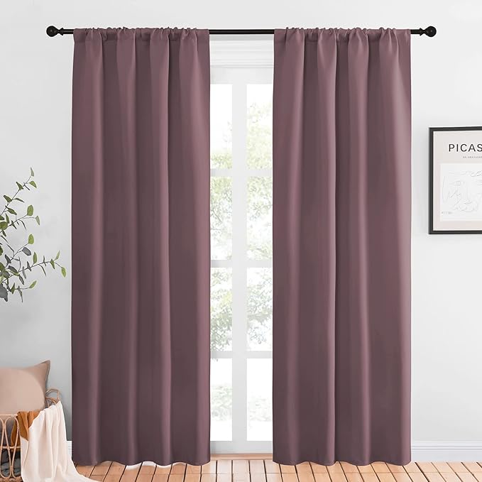 NICETOWN Blackout Curtains for Living Curtains, Window Treatment Thermal