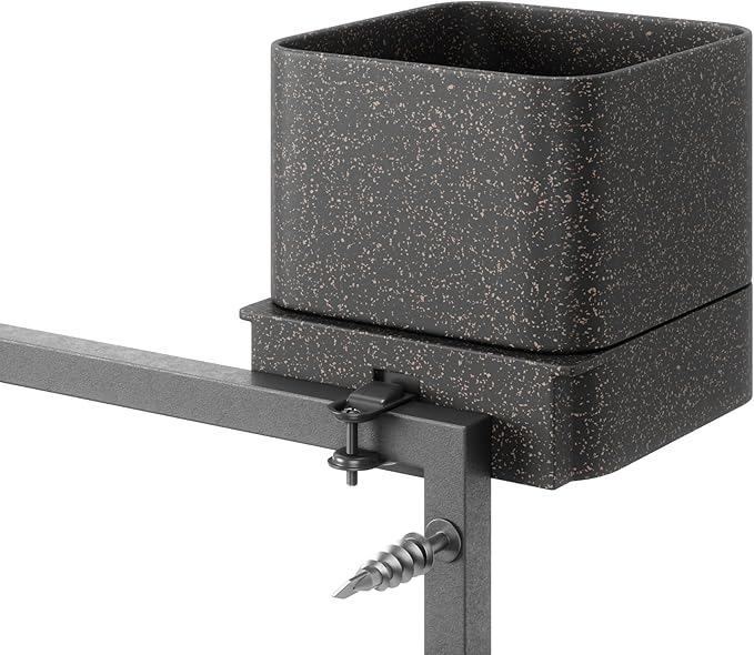 Umbra Cubiko Wall Planter with 4 Lightweight and Durable Pots