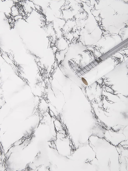 Art3d 17.3" x 120" Wall Panel Marble