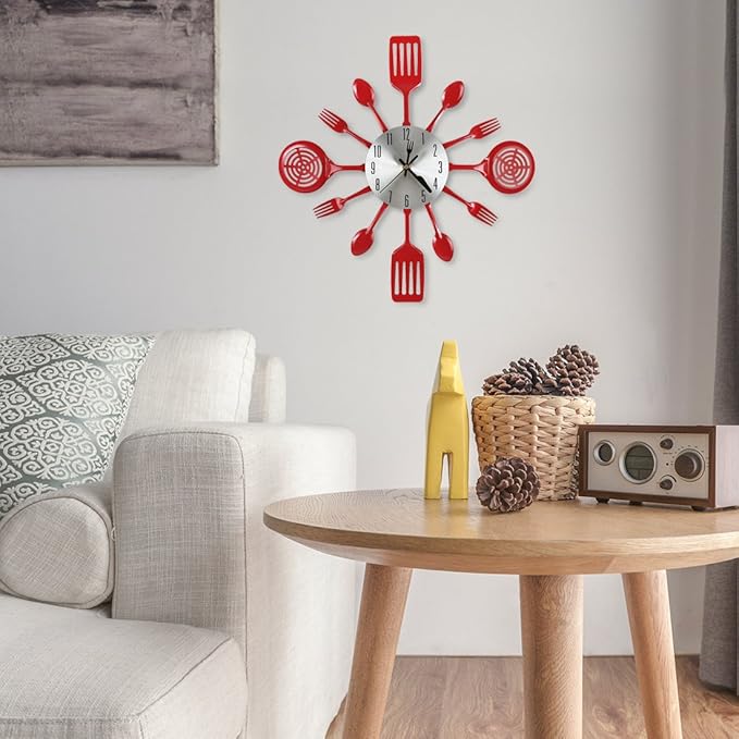 16 Inch Cutlery Kitchen Wall Clocks