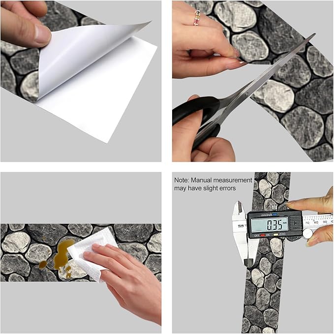 HOMETITUTE Wallpaper Border Peel and Stick Decorative Wall Trim Self Adhesive