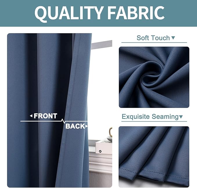 ChrisDowa Grommet Blackout Curtains