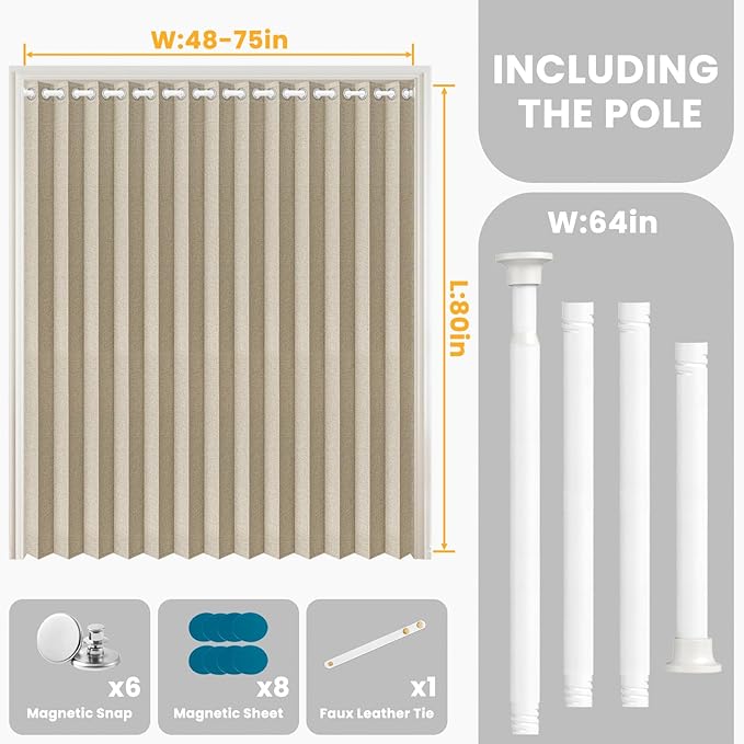 AJAZZ Blackout Accordion Door