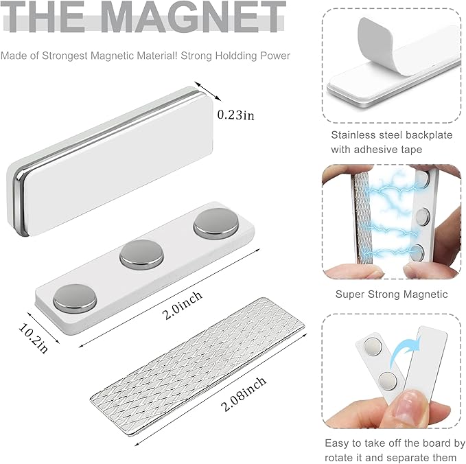 Blackout Blind Accessory, 12Pair Magnetic Closure