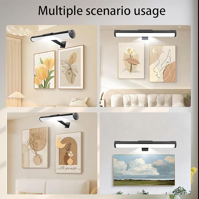 MIOBLUE Picture Light Battery Operated, 13.8in Wireless Art Light