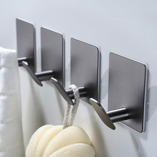 DELITON Towel Hooks for Bathrooms