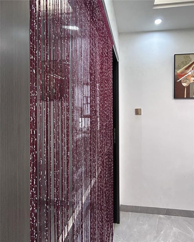ave split Decorative Door String Curtain Wall Panel Fringe Window Room Divider