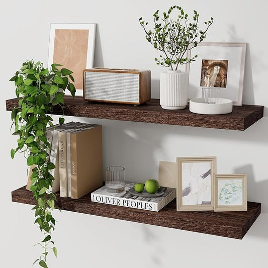 Marsmiles Wood Floating Shelves