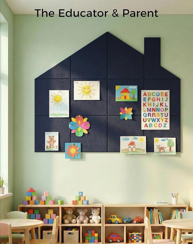 Aothia Felt Bulletin Board Tiles