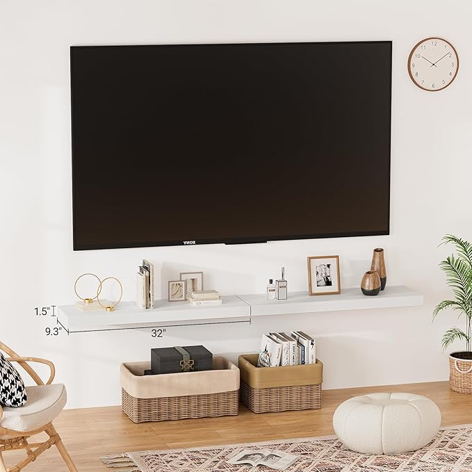 Heimlove 32 Inch Floating Shelves