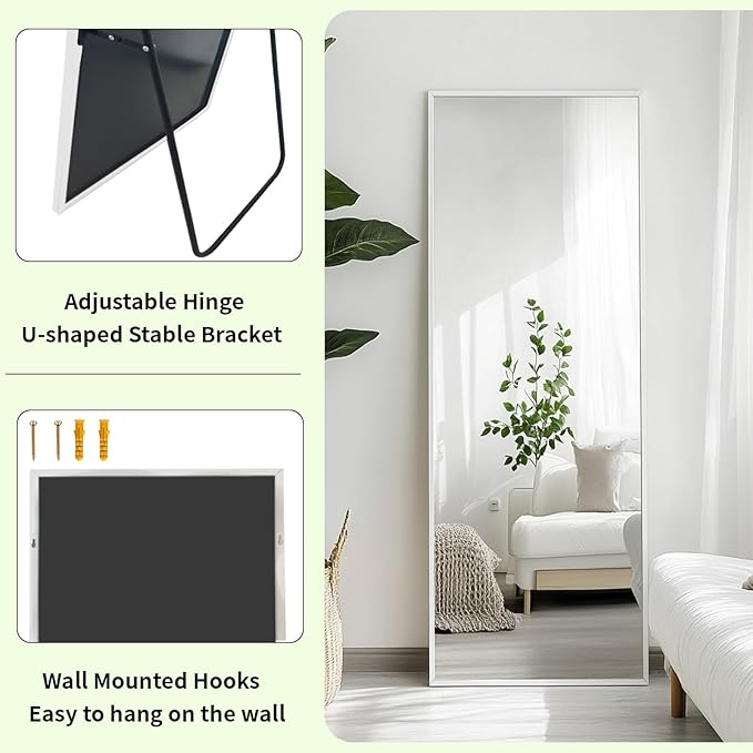 Sunniry Floor Mirror Full Length 56x18 inch, Full Length Mirror