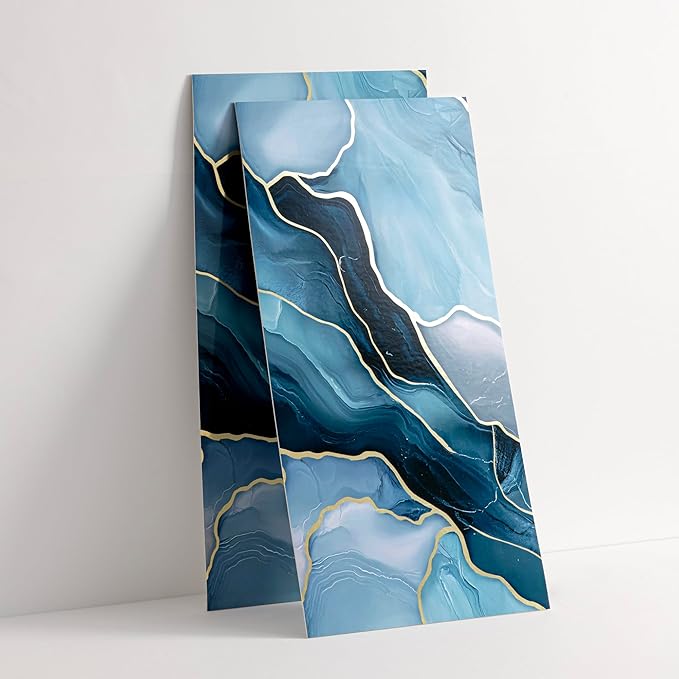 Haimin Wall Panels Peel and Stick 10 Pieces 23.6x11.8in Lightweight Backsplash