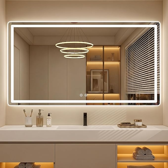 AMOISE LED Bathroom Vanity Mirror