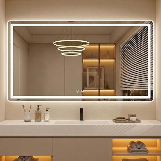 AMOISE LED Bathroom Vanity Mirror