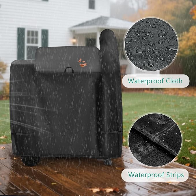 Grill Cover for Traeger Pro 22/34/575 Smoker Grill, 41inch Outdoor BBQ Grill Cover Waterproof heavy duty for Traeger Lil'Tex Elite, Eastwood, Z-Grill Series Smoker Grills-41"L x 27"W x 47"H