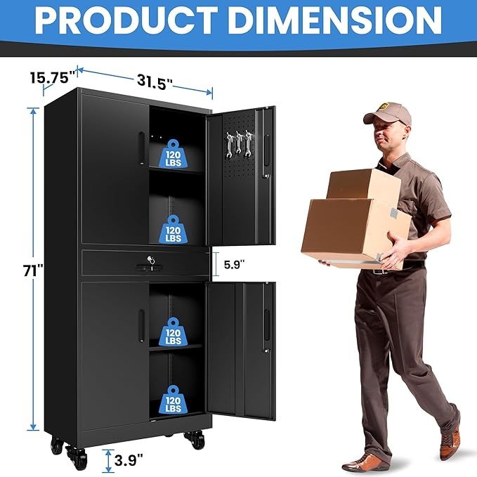 Metal Garage Storage Cabinet