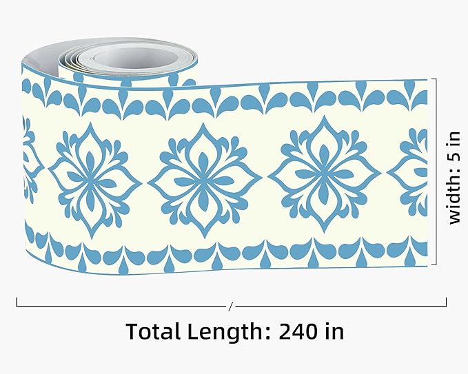 FLFK Mirror Border Peel and Stick