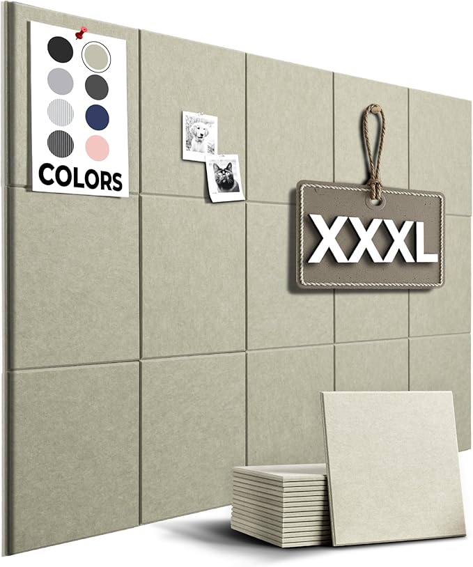 WALLHERO Corkboards for Wall, Pin Up Board, Office Board for Wall, Big Bulletin