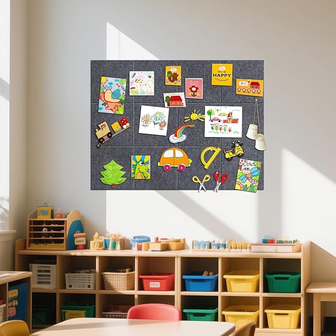 TSJOFFICE Large Cork Board for Wall