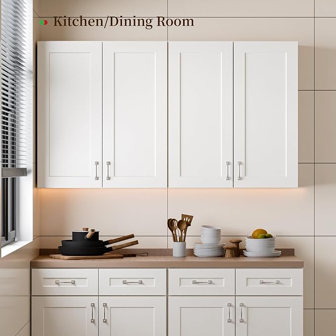 Kisart Laundry Room Cabinets Wall Mounted