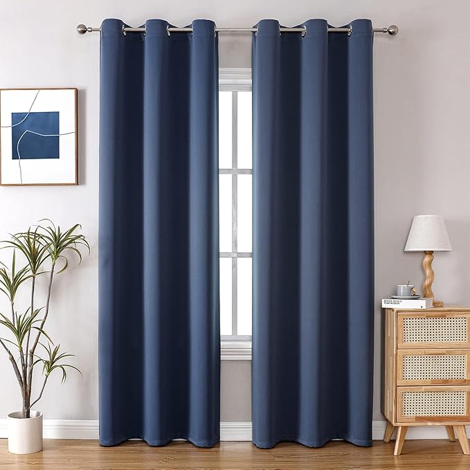 ChrisDowa Grommet Blackout Curtains