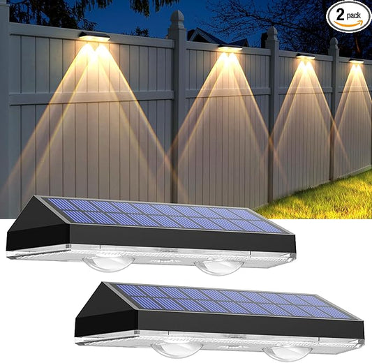 LIANGLOME Solar Fence Lights