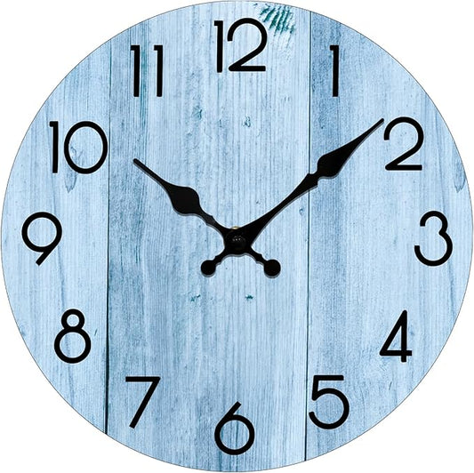 Wall Clock, Modern Wall Clocks Battery Operated, Silent Non Ticking Clock