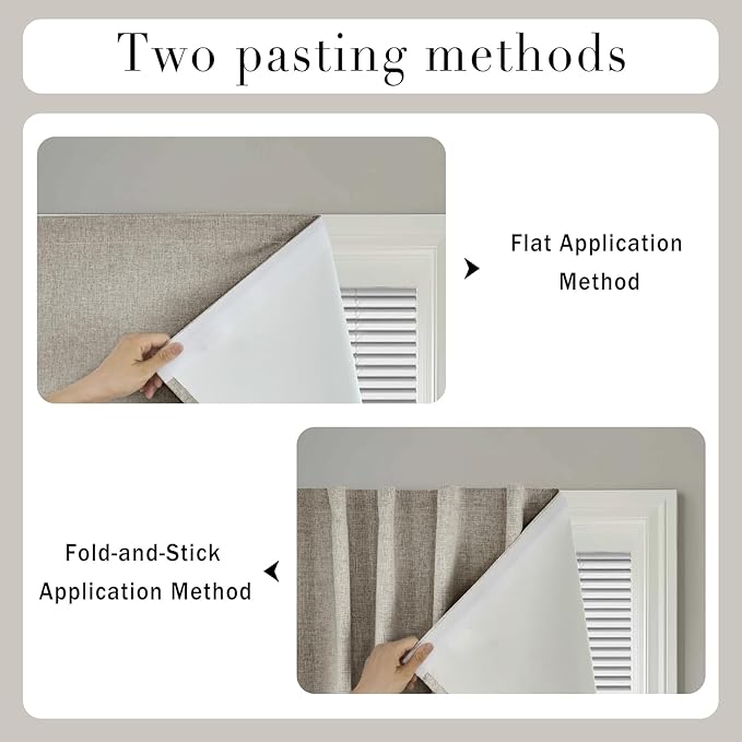 Self-Adhesive Complete 100% Blackout Curtain