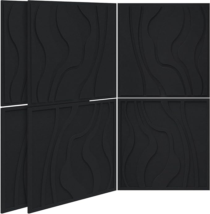 BUBOS Art Acoustic Wall Panels 6 Pack