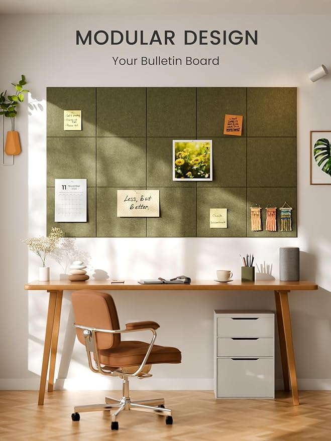 Bumusty Large Cork Board 36" x 24" Alternative