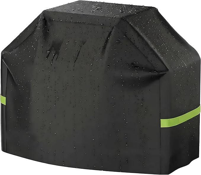 Grill Cover - 65 Inch Heavy Duty BBQ Grill Cover for Outdoor Grill, Waterproof, UV, Fade & Tear Resistant, Gas Grill Cover for Weber Charbroil Genesis Nexgrill and More