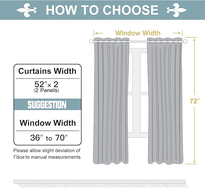 ChrisDowa Grommet Blackout Curtains