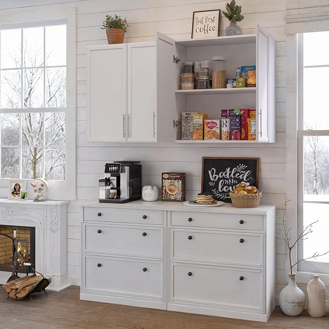 FIMELLO 60" Laundry Room Wall Cabinets