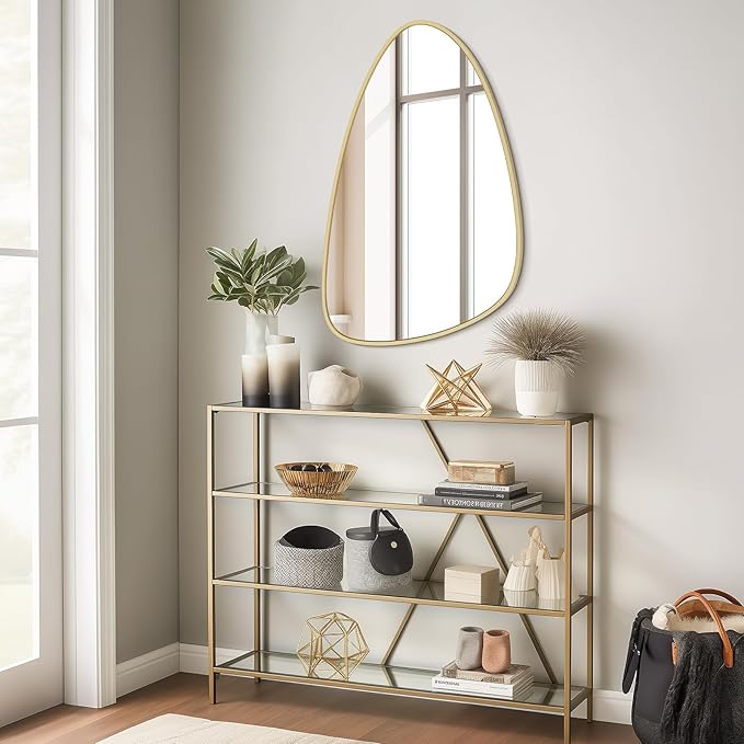 WallBeyond Asymmetrical Mirror, Irregular Wall Mirror, Wall Mirrors Decorative