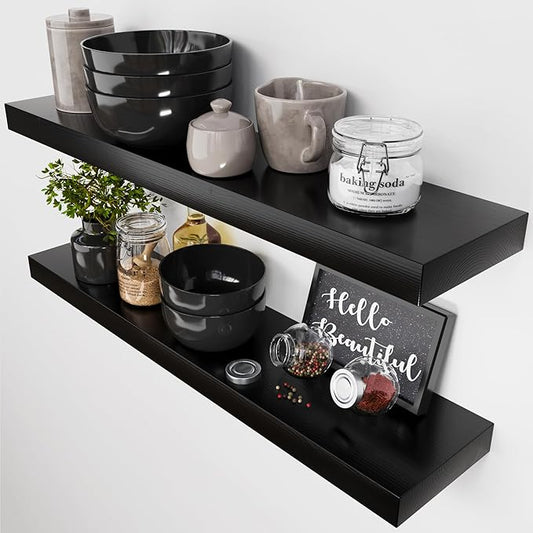 BAOBAB WORKSHOP Solid Wood Floating Shelves