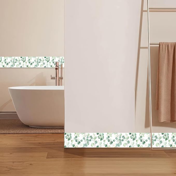 HOMETITUTE Wallpaper Border 4x196 Inch Peel and Stick Wall Border Wallpaper