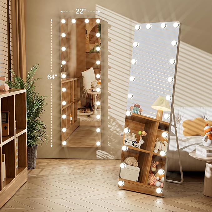 Kosmonia 64x22 Hollywood Full Length Mirror