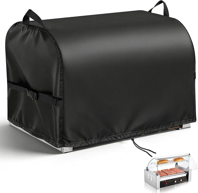 Hot Dog Roller Cover for VEVOR Hot Dog 7/11 Roller, 23inch Hot Dog Grill Cover for Vexon 11-Roller Hotdog Machine, Hotdog Cooker, Warmer,Maker,Toaster-23 L x 19" W x 17" H