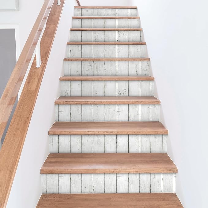 practicalWs Wood Shiplap Peel and Stick Wallpaper, Self Adhesive Faux Nature