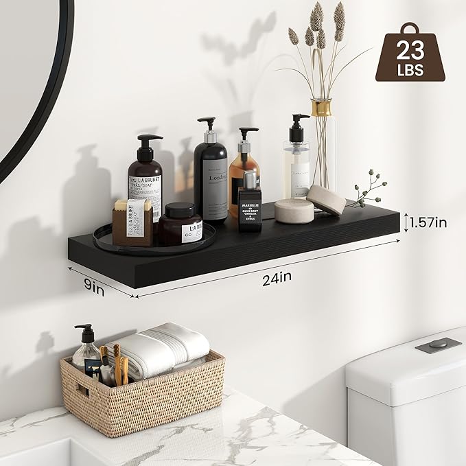 Heimlove 24 inch Floating Shelves