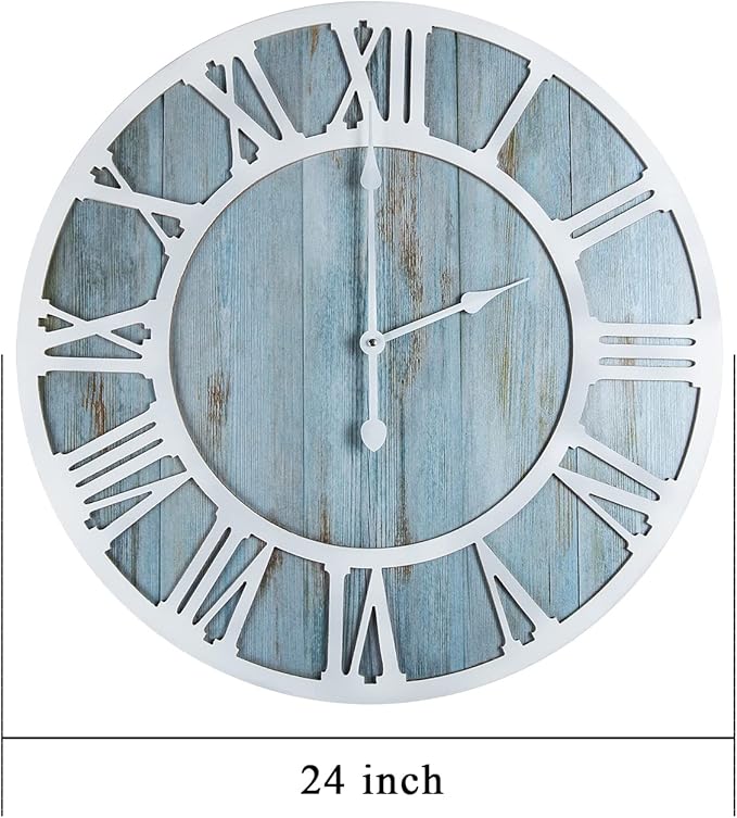 1st owned Wall Clocks for Living Room Decor, Round Silent Non Ticking, Modern
