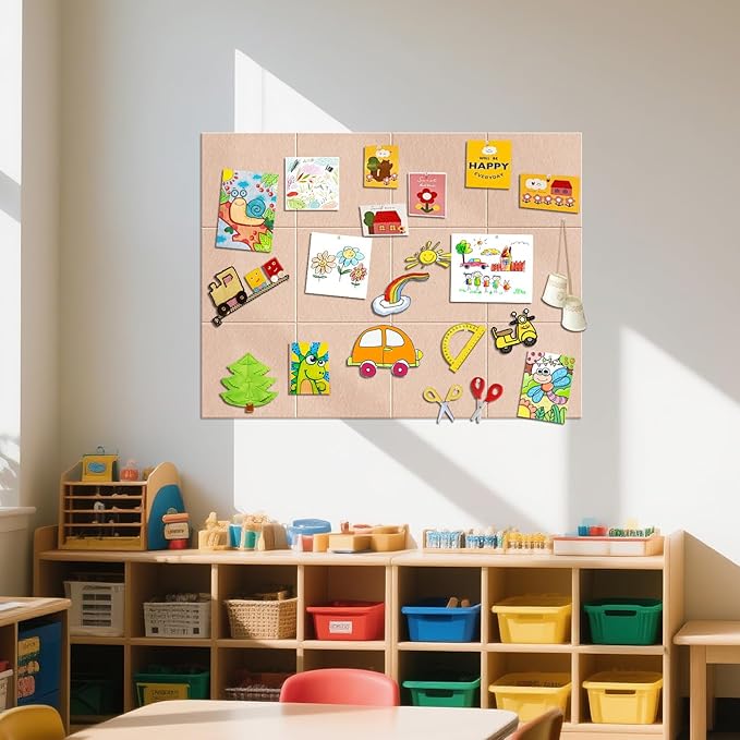 TSJOFFICE Large Cork Board for Wall