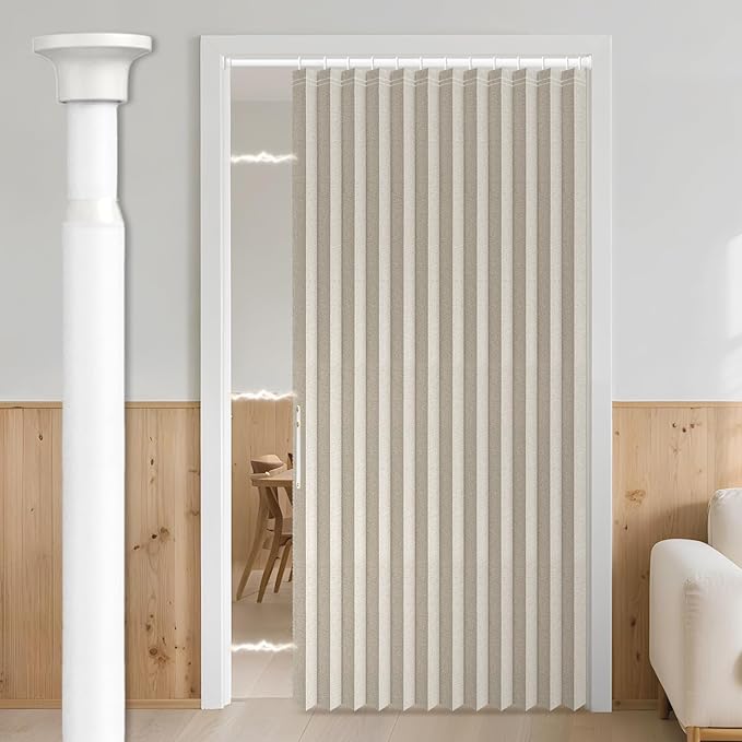 AJAZZ Blackout Door Curtain