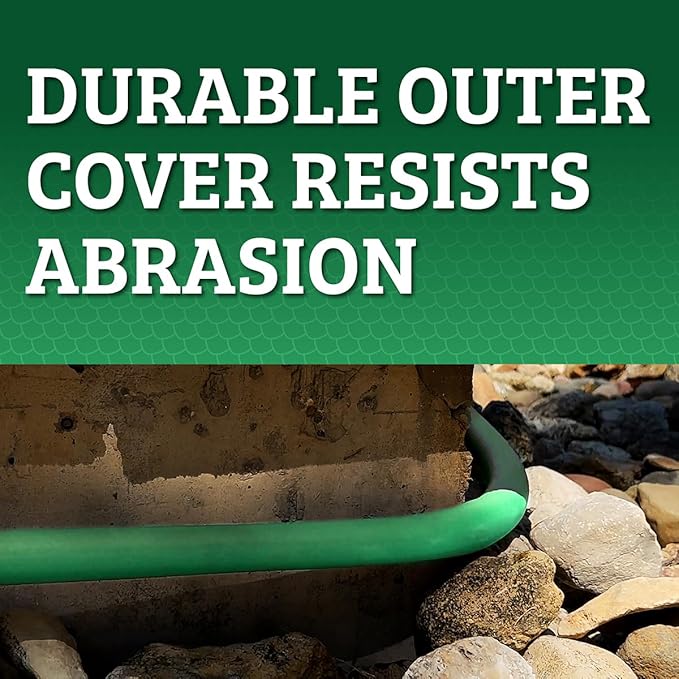 Flexzilla Colors Garden Hose 5/8 in. x 50 ft., Lightweight All-Weather Water Hose, Durable and Flexible, Leak-Free Connections, Forest Green