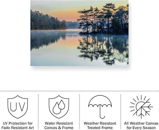 Trademark Fine Art ' Before People Wake ' Outdoor All-Weather Wall Decor by Benny Pettersson 30x47
