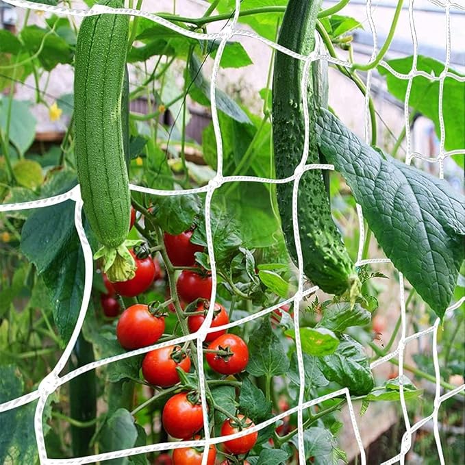 Trellis Netting, CANAGROW Heavy-Duty Garden Plant Trellis Netting for Climbing Plants, Outdoor Indoor Grow Net for Beans Tomatoes Peas Pumpkin Flowers, ð ð± ðððð­, ðððð¤ of 4