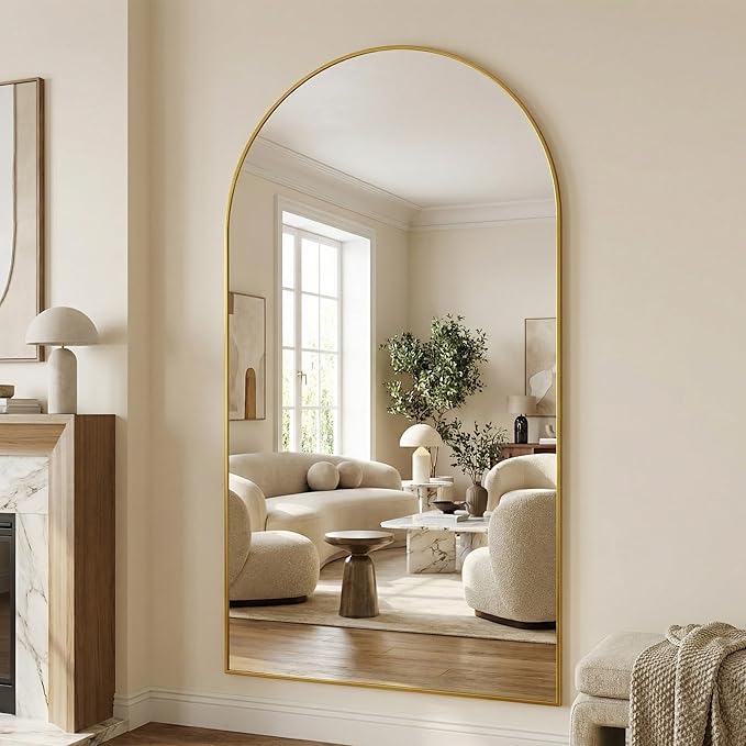 Suidia 76"x44" Arched Full Length Mirror