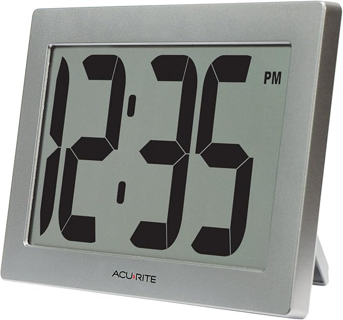 AcuRite 75102RM 9.5" Large Digital Clock