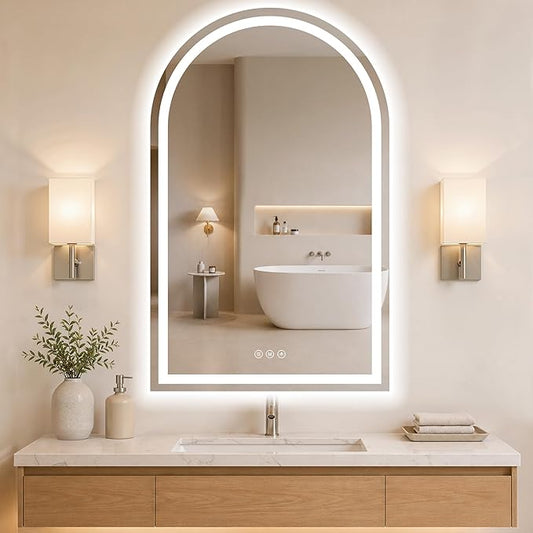 Arched LED Bathroom Mirrors