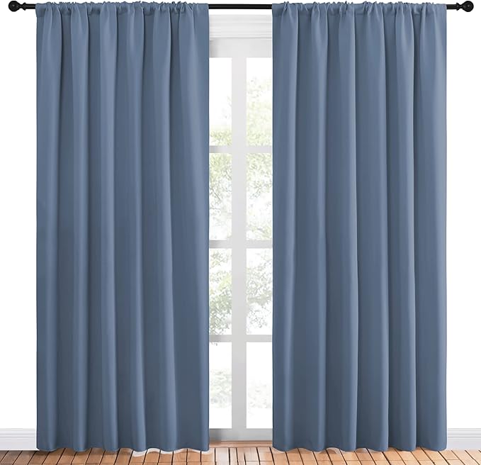 NICETOWN Living Room Curtains, Window Treatment Energy Saving Thermal Insulated